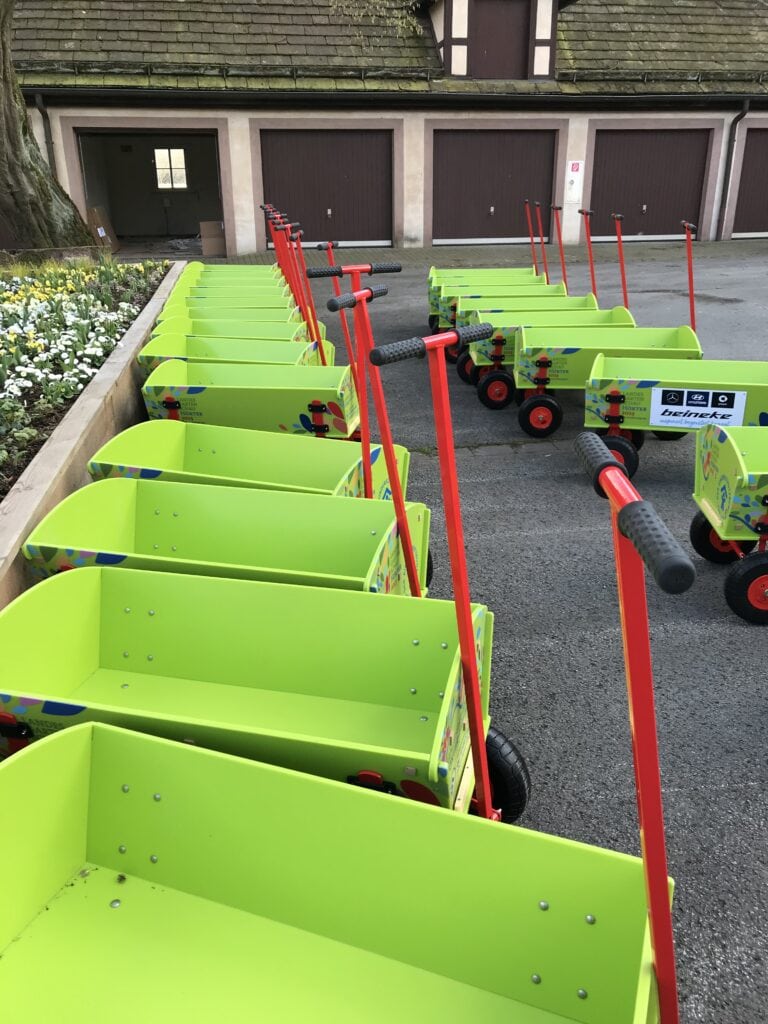 Blütenbummler Bollerwagen Landesgartenschau 2023